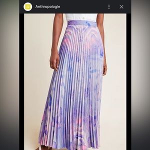 Purple flare skirt